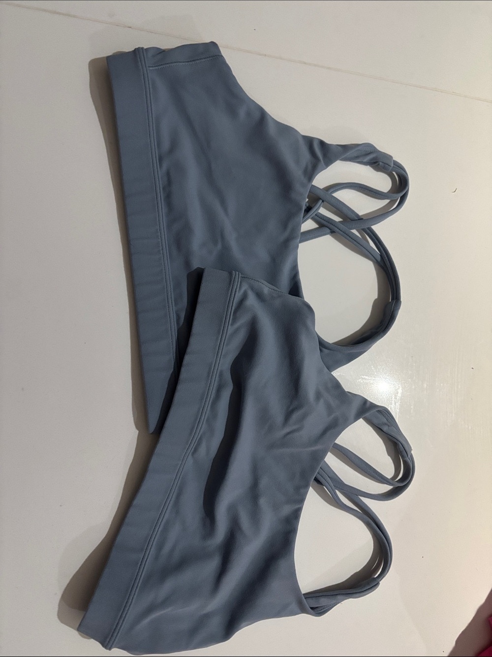Girls Light Blue Strappy bra Top